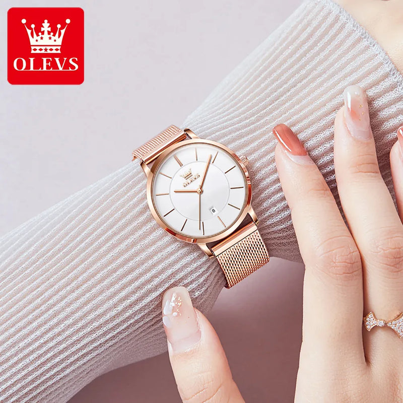 Relógio Olevs-Modelo Golden Simplicity